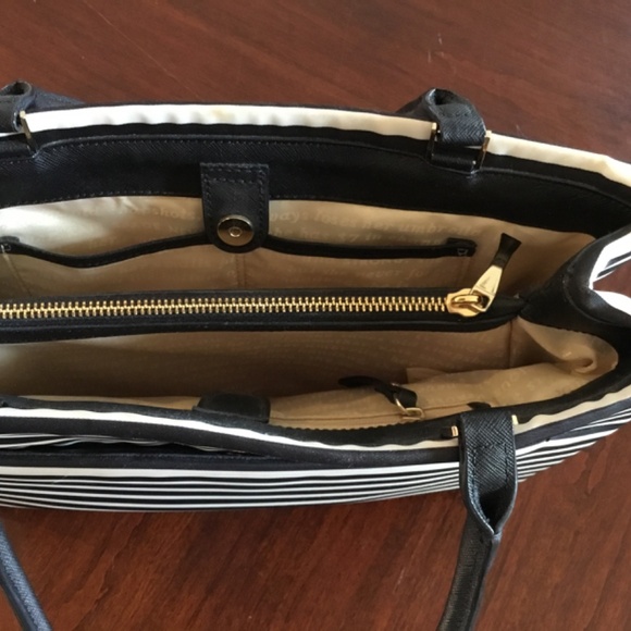Kate Spade New York black and white tote - Picture 4 of 7